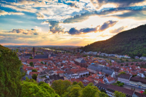 Sonnenuntergang in Heidelberg / Schloss Heidelberg bester Fotospot justmarius